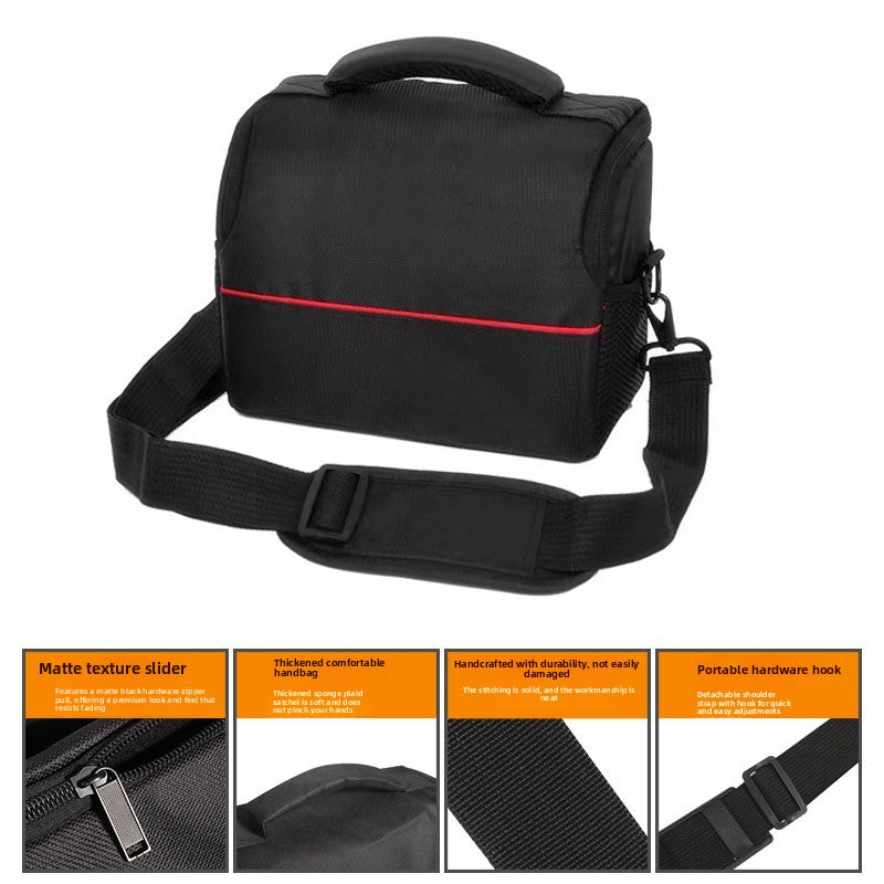 Canon Sony Single Shoulder Oblique Span Universal Camera Bag Micro Single SLR Moisture-proof Waterproof Shockproof Portable Digital Camera Bag Digital camera accessories