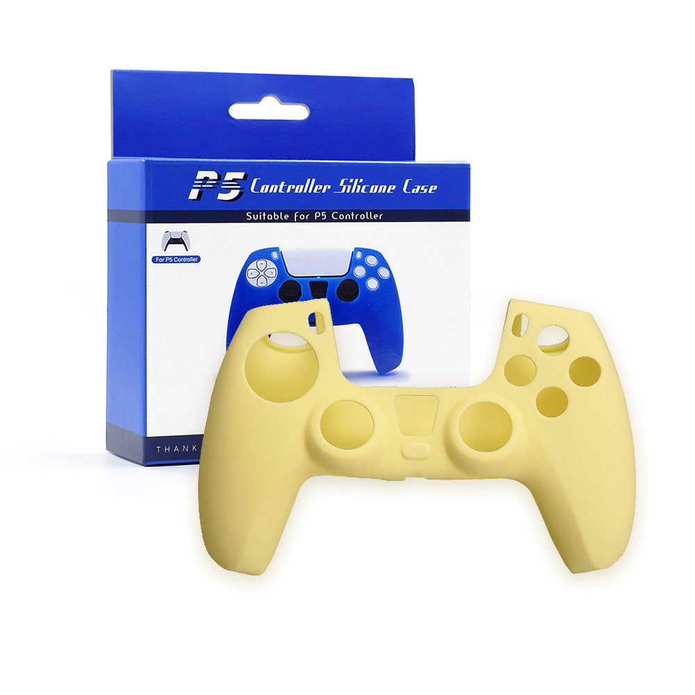 PS5 handle silicone cover, spray feel oil PS5 handle protective cover, protective case PS5 peripheral accessories