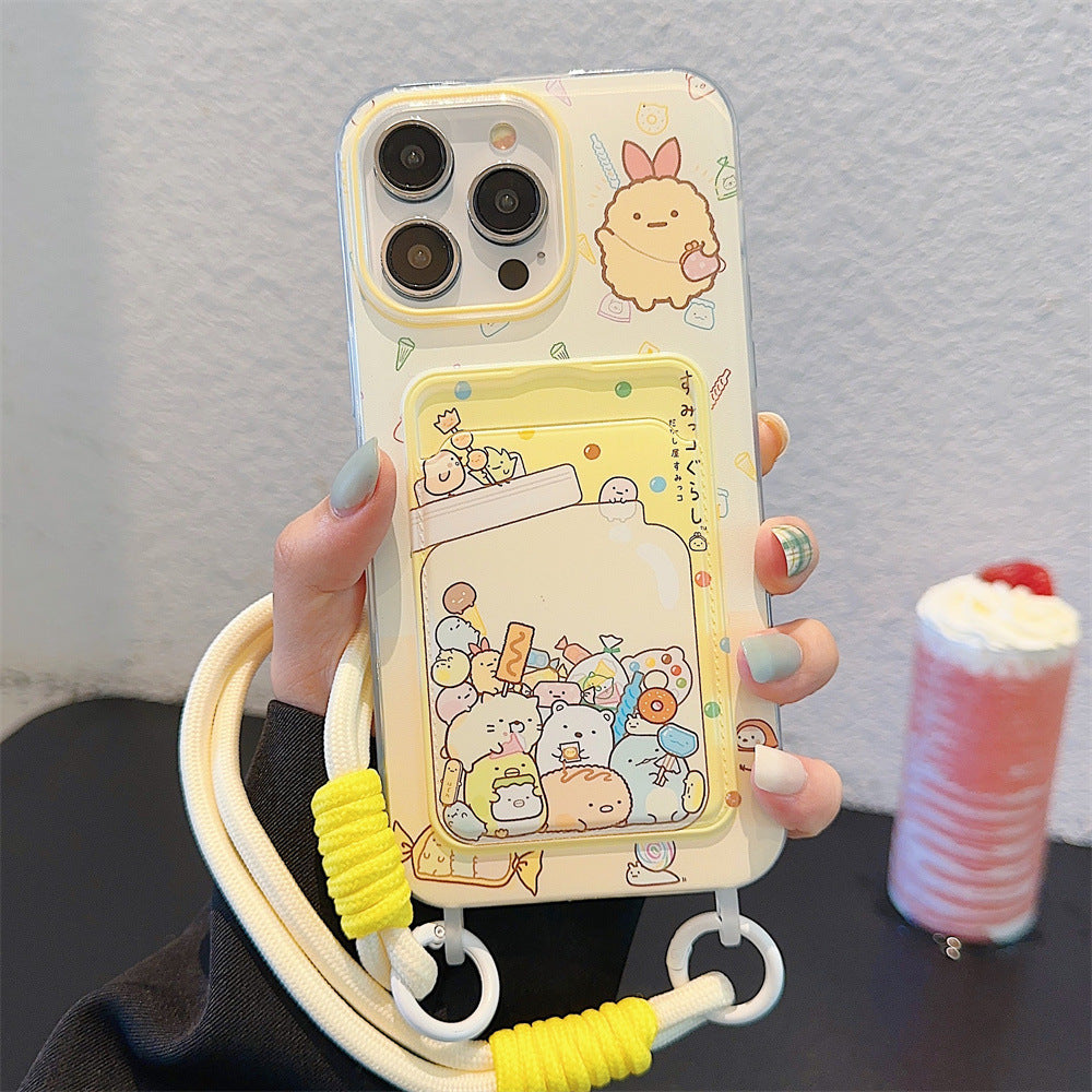 Accessories ins Japanese cute corner creature for iphone15promax Apple 14 mobile phone case 11 new 15pro