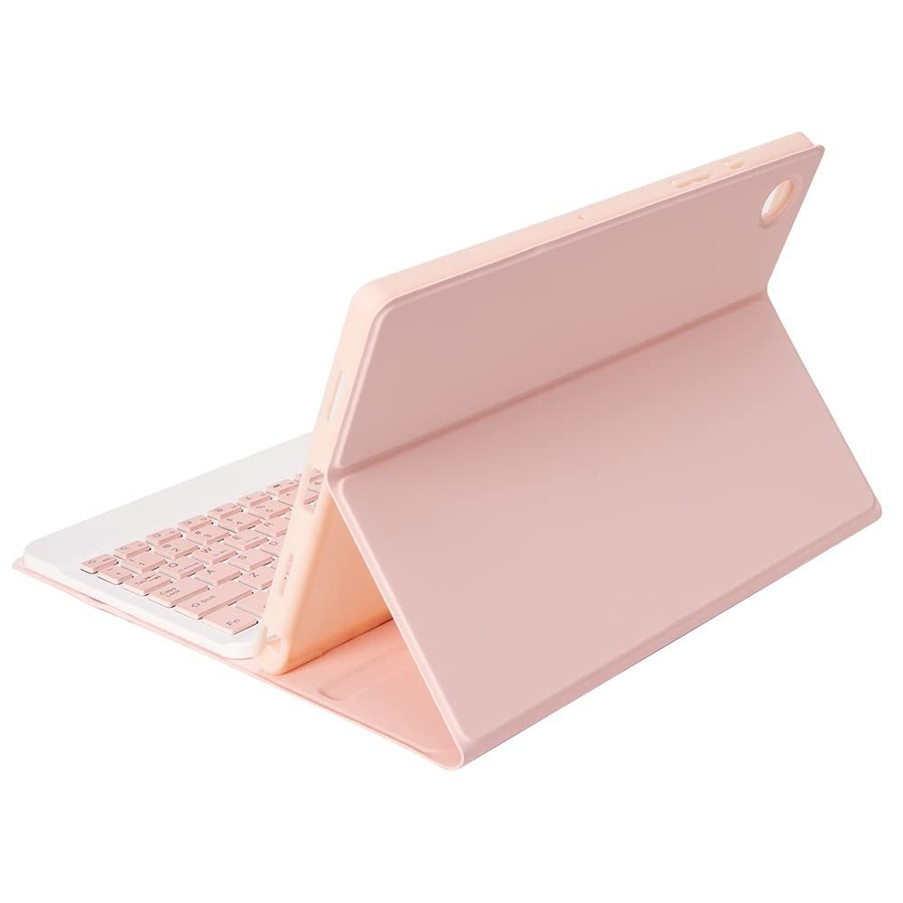 Applicable to Samsung S6 Lite Tablet S9FE Bluetooth Keyboard 11 Inch S8 Leather Case S7 Pen Slot Silicone Case A9 + Mouse protective Accessories