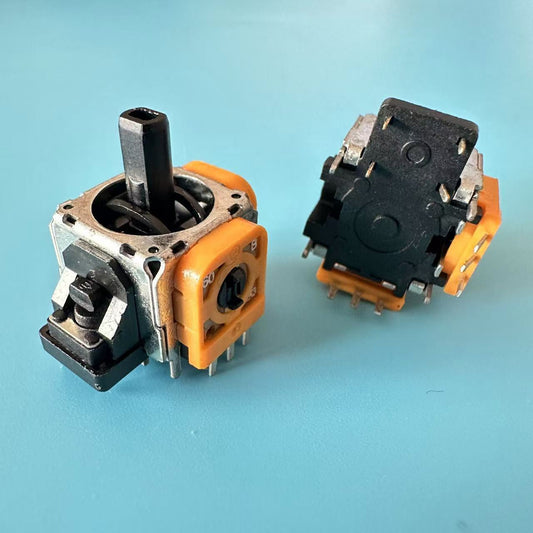 PS5 joystick PS4 potentiometer joystick 3D carbon film joystick, Puyao yellow shell joystick