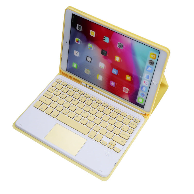 Applicable ipad10 keyboard leather case case touch magic bluetooth keyboard air5 Pro11 silicone pen slot protective cover protective Accessories