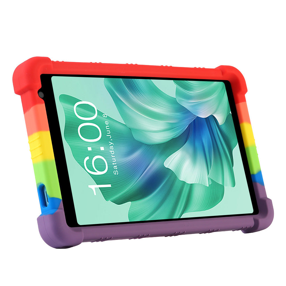 Applicable to Taidian P85T flat plate protective case 2023 new 8 inch with bracket soft silicone anti-drop protective case Protect case