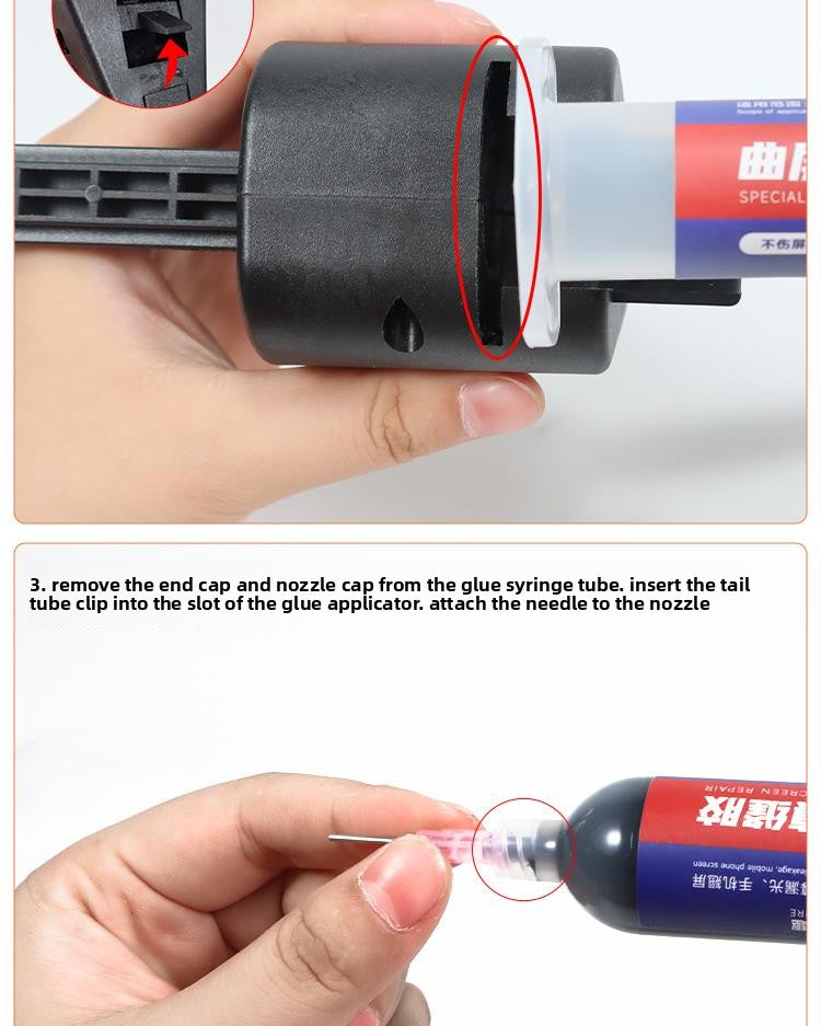 Manual glue gun 30cc structural glue writing glue artifact, mobile phone repair bracket glue gun Laptop Mobile Phone Repair tools