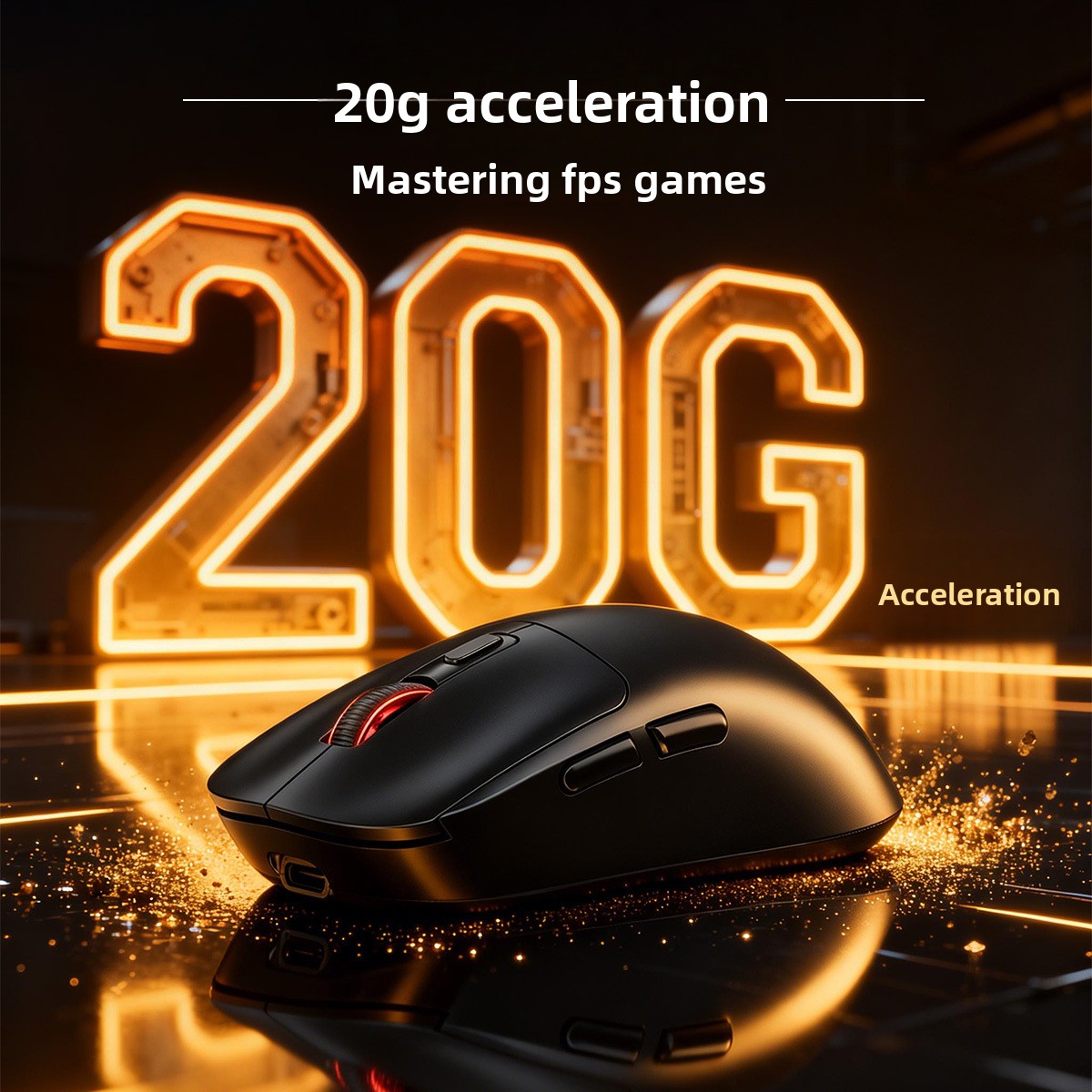Silver Diao GI9 wireless three-mode lightweight Bluetooth mouse game e-sports desktop computer RGB wired