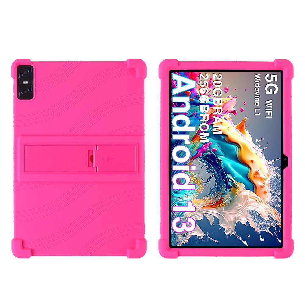 Applicable DOOGEE T10 Plus Tablet Case 10.51 Inch with Bracket Soft Silicone Drop Protection Case Protect case