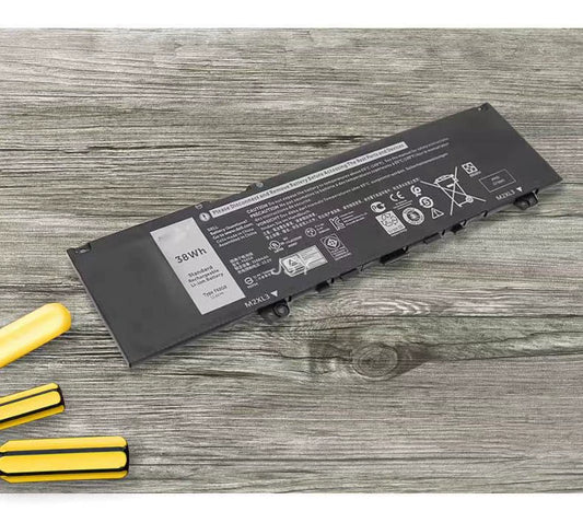 For Dell Inspiron13 5370 7370 7373 7380 F62G0 Laptop Battery