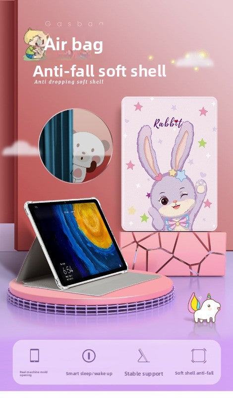 For Lenovo Xiaoxin pad 2022 protective case 2024 Lenovo tablet padpro protective case 10.6 inch padplus silicone all-inclusive edge 11.5 computer anti-drop 2020 transparent Tablet Accessories