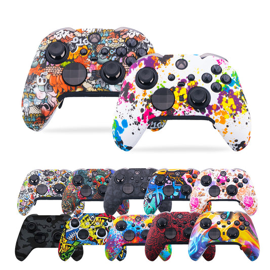 Water transfer camouflage silicone cover for XBOXONE Series X/S gamepad case