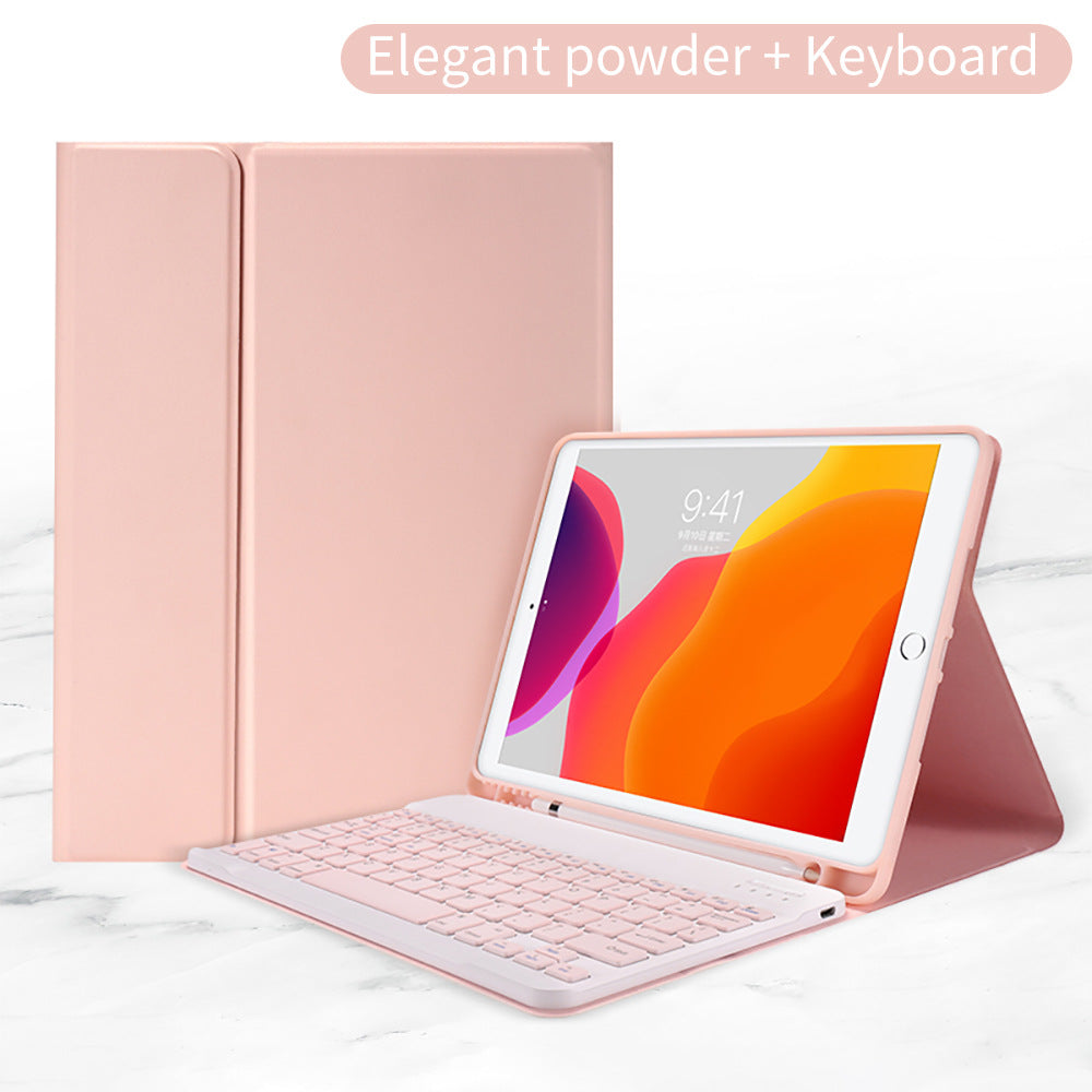 For iPad10 Bluetooth Keyboard Pro11 Case air4 Mouse 10.2 Tablet iPad789 Pen Slot Leather Case protective Accessories