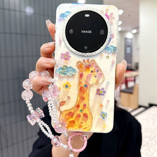 Accessories Cute Giraffe Elephant for Huawei p70 All Inclusive Pura70Pro Portable Lanyard mate60pro + New