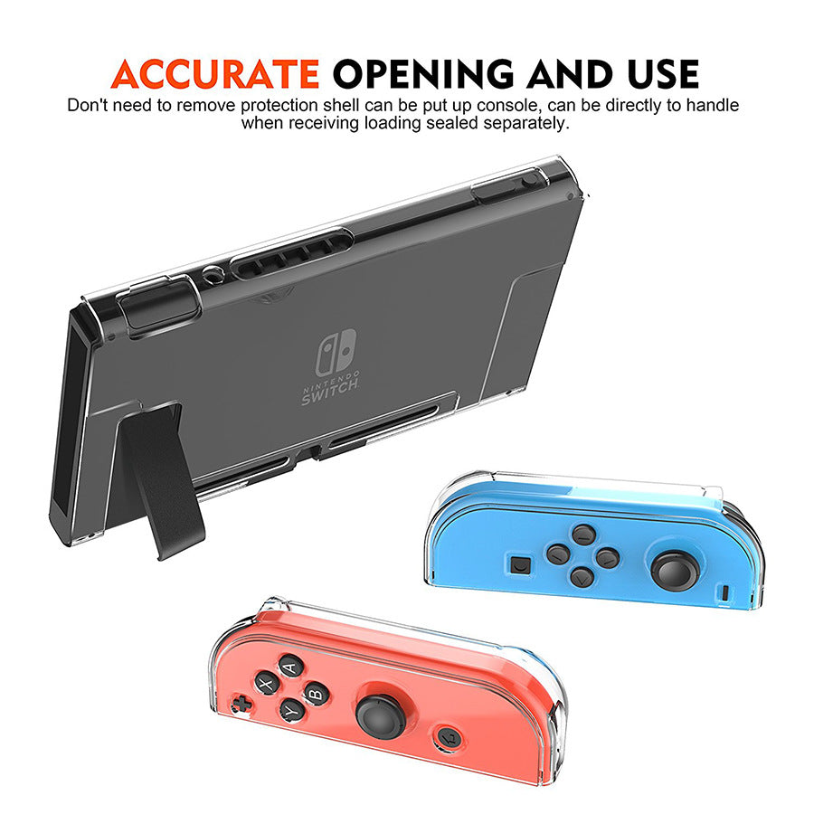 Suitable for Nintendo switch crystal case switch host protective case PC hard case NS game console protective case