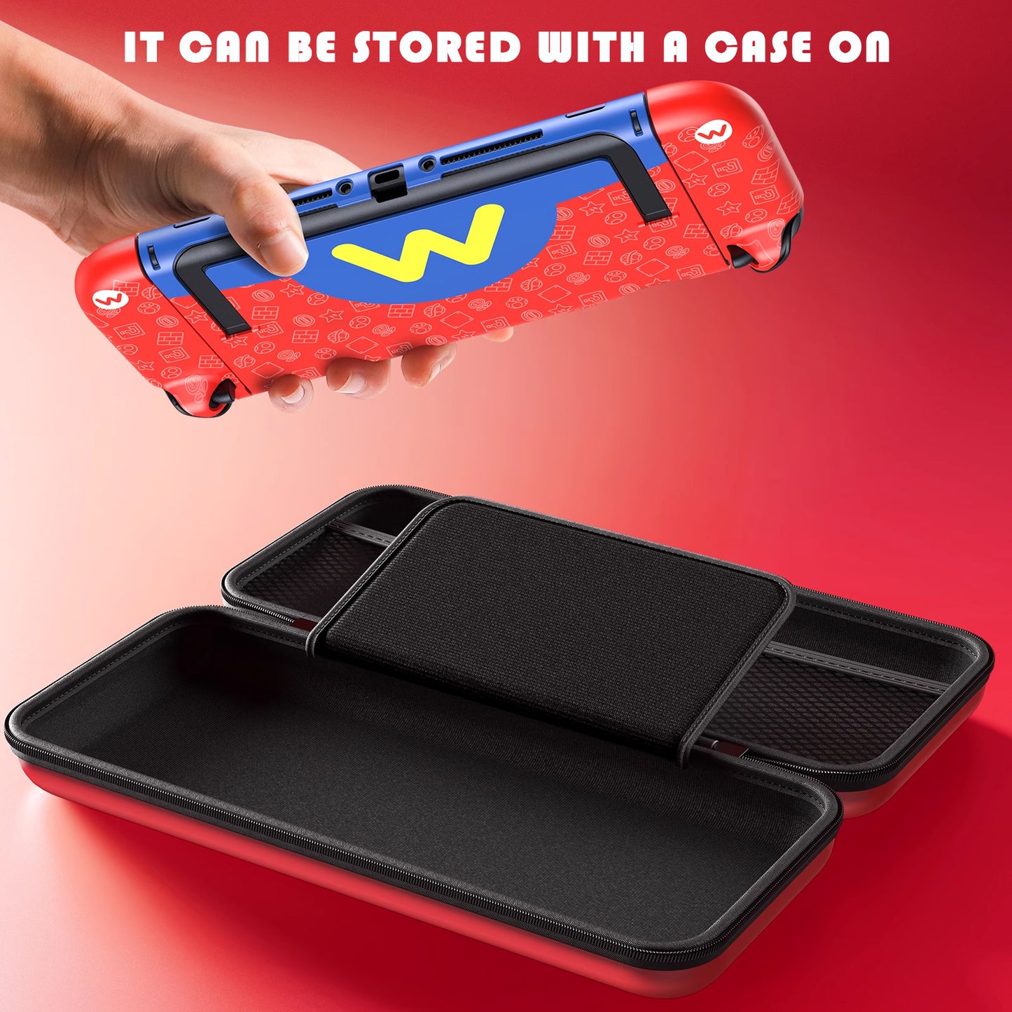 Game console storage bag for Nintendo Switch 2 suspenders, pants protection bag, portable console bag EVA bag