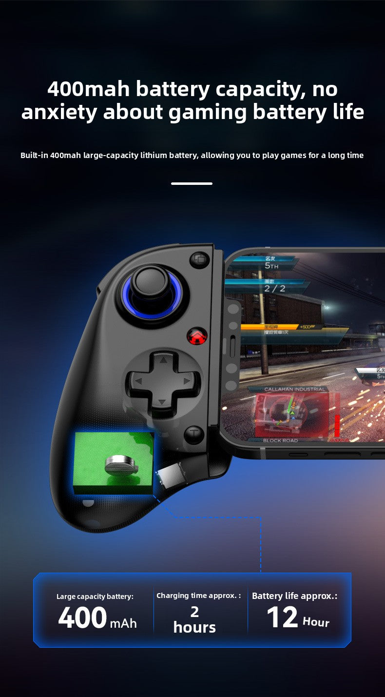 D11 Stretch Gamepad Wireless Bluetooth Hall Trigger Macro Back Key Switch Android IOS Streaming Handle PC