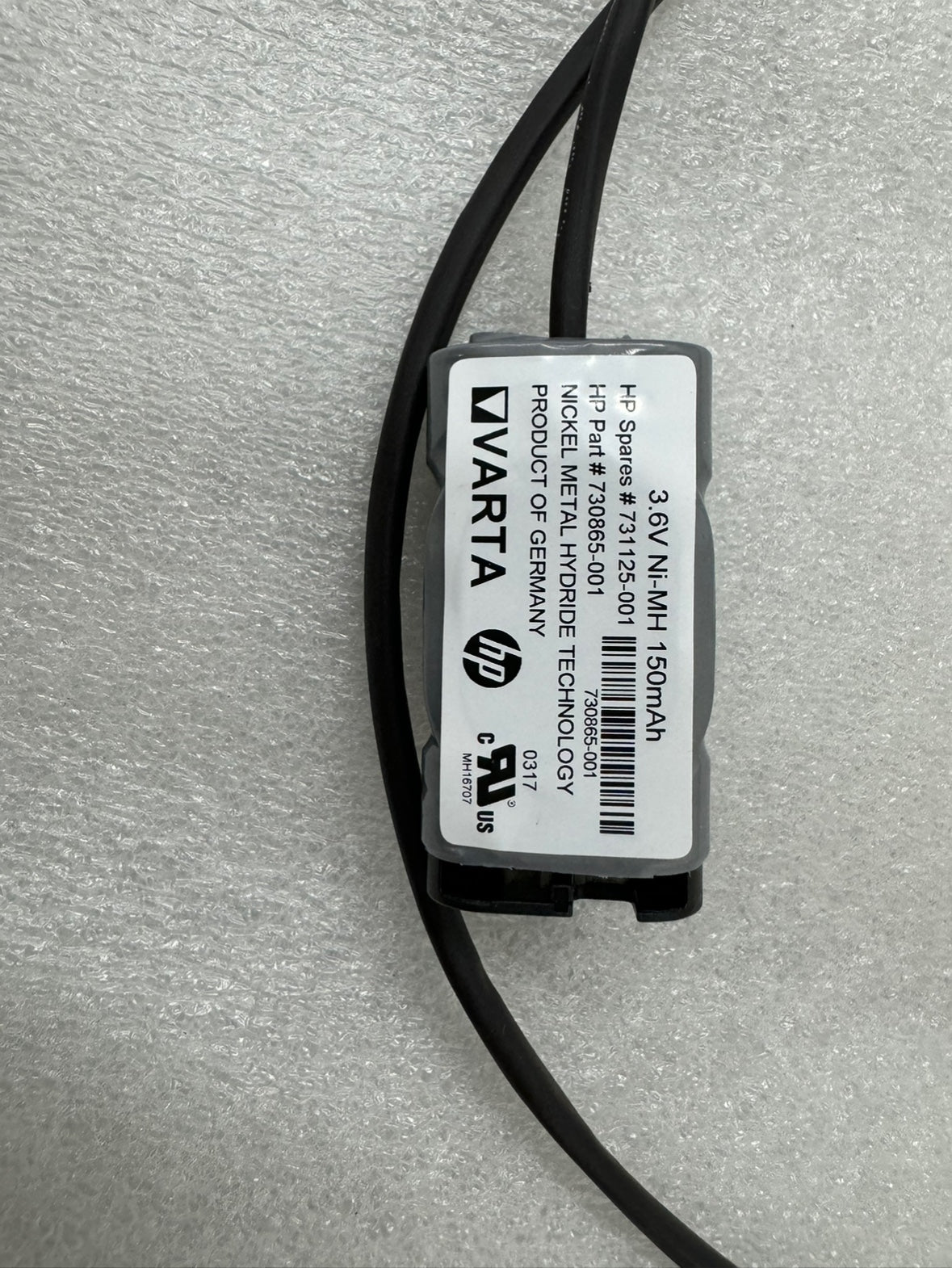 HP HPE NiMH 4.3V 24" Battery Pack DL580 G9 Cache Battery 731125-001 730865-001 Tested