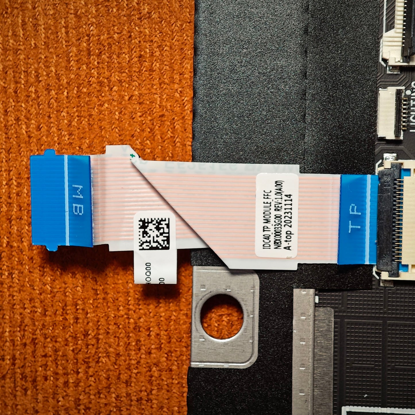 Dell Latitude7440 7450 touchpad iron frame  VHHKC/XG9H3/R81ND touchpad cable R81ND