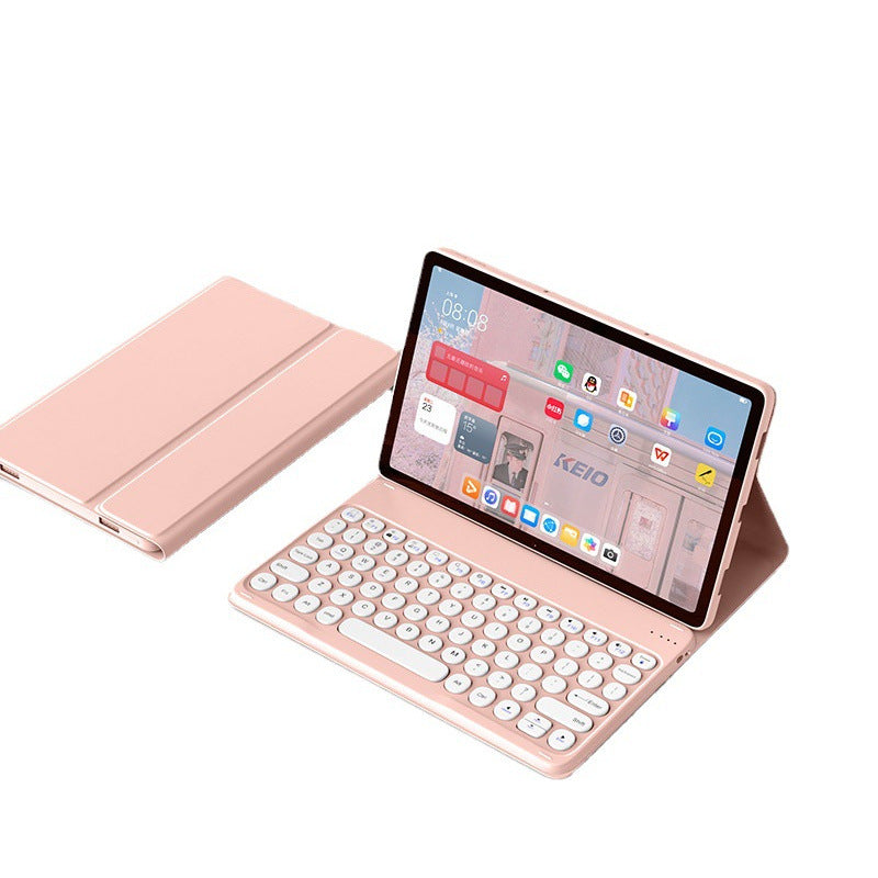 For Redmi Pad SE 11 2023 Bluetooth Keyboard Leather Case Redmi 10.6 Round Cap Xiaomi 6Pro 11 "protective Accessories