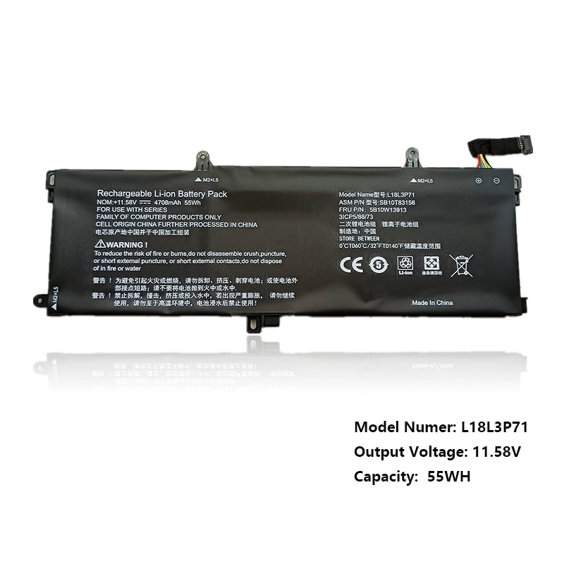 (Shipping fee not include)forFor  Lenovo  L18M3P71 L18L3P71 L20D3P71 02DL011 02DL012 repalcement battery