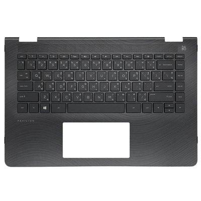 (Shipping fee not include)HP/惠普 Pavilion X360 14-BA 14M-BA TPN-W125 A壳C壳D壳 外壳 different language keyboard