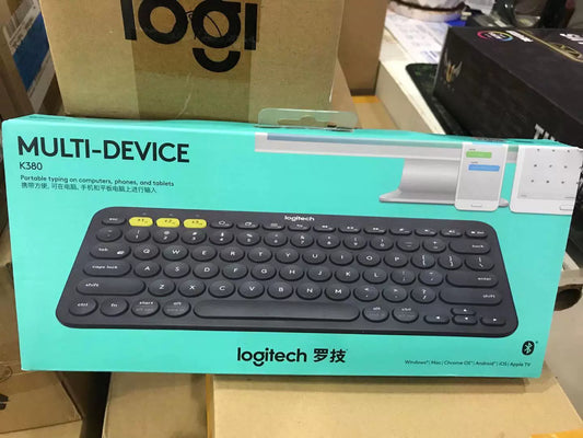 Boxed genuine, Logitech k380 wireless bluetooth keyboard silent ipad mobile phone laptop ultra-thin K480