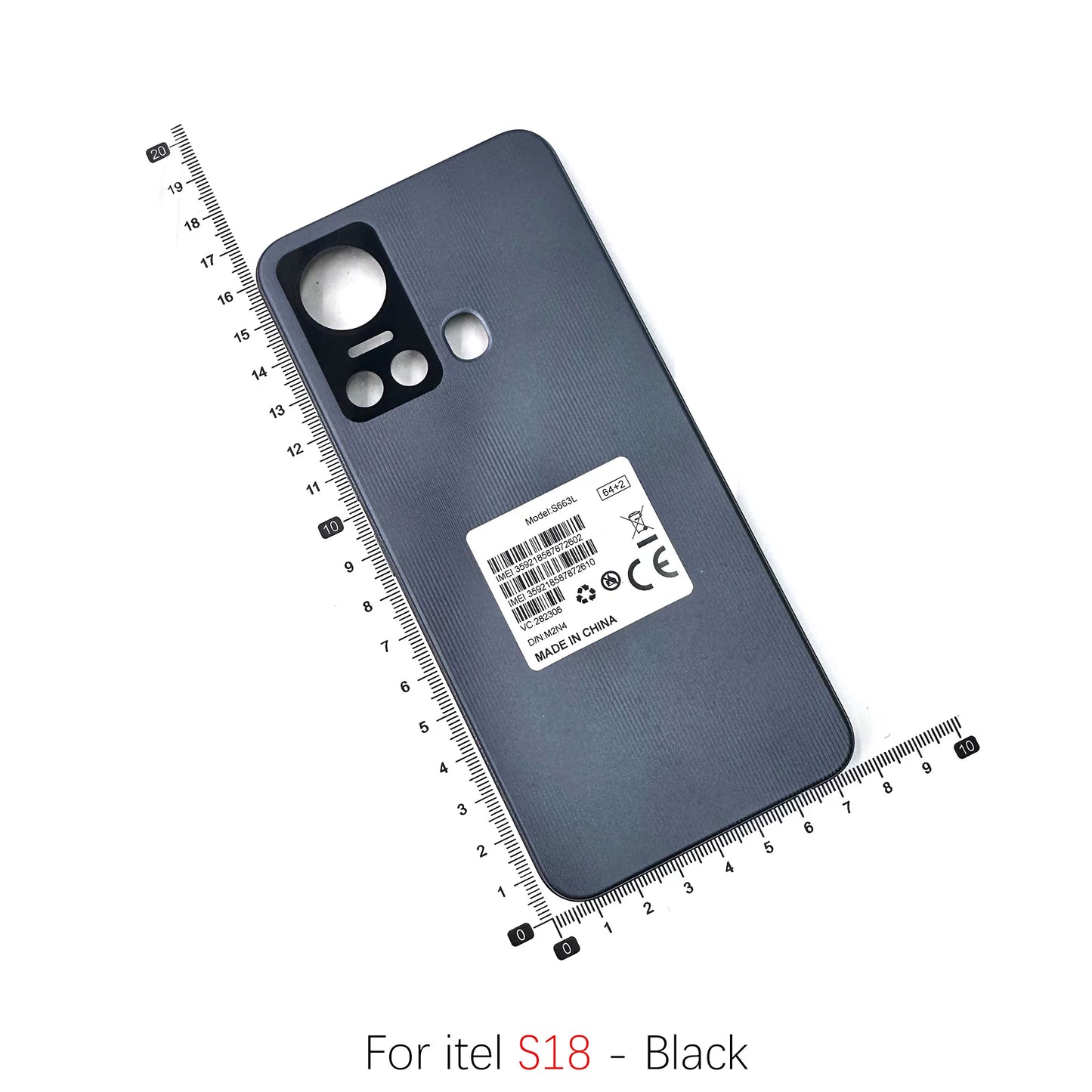Battery back housing cover for Tecno Infinix itel S4 S5 S5Pro S17 S18 S23 back case phone case back cover
