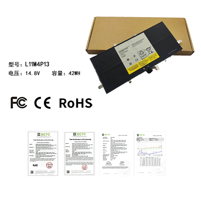 (Shipping fee not include)forFor  Lenovo  Ideapad Yoga 11-TTH 11S-ITH IFI  battery  L11M4P13