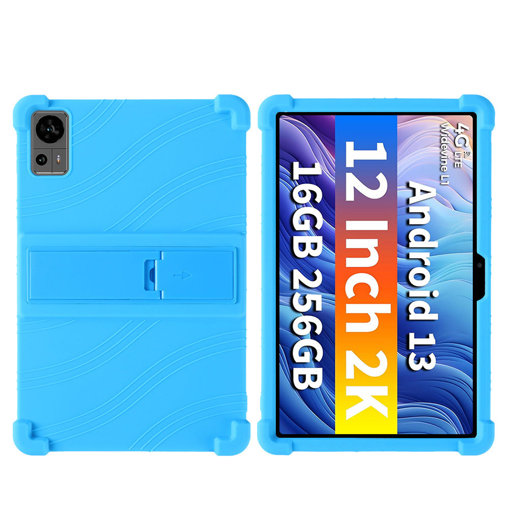 Applicable Teclast T60 tablet protective case 12 inches with bracket anti-drop silicone protective cover TLA001 Protect case