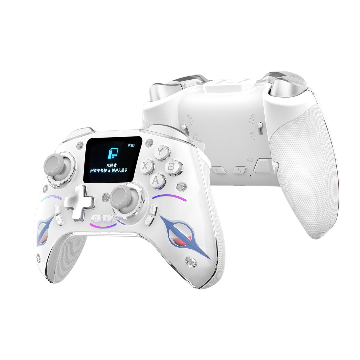 Gamepad for Nintendo Switch PS4 IOS PC Controller Hall joystick with LCD screen