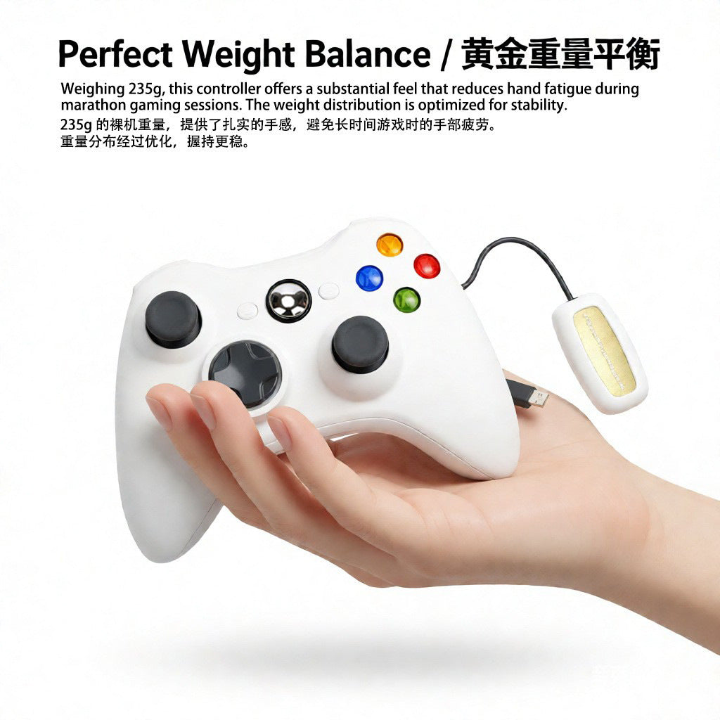 A batch of 360 wired gamepad USB2.4g vibrating computer 360 gamepad multi-platform compatible