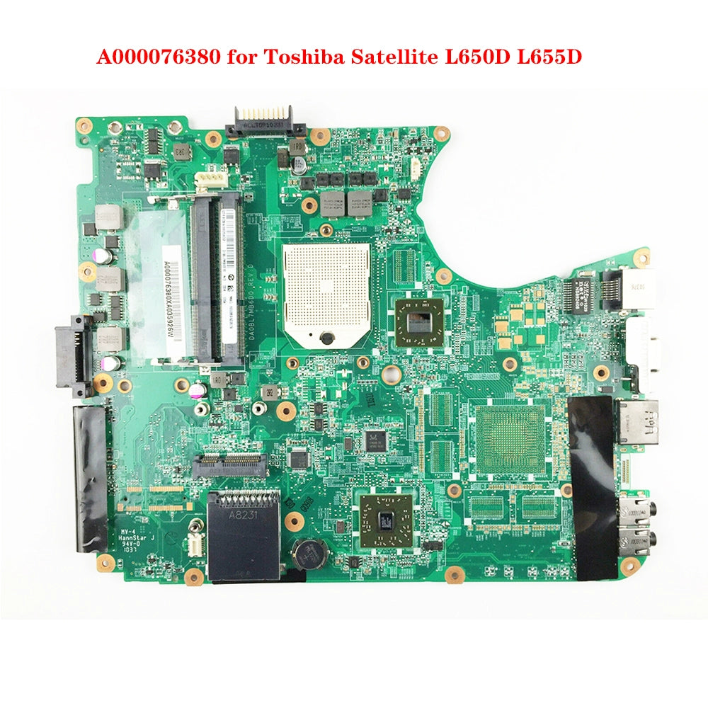 Toshiba L655D C655D main board DA0BL7MB6D0 A000076380