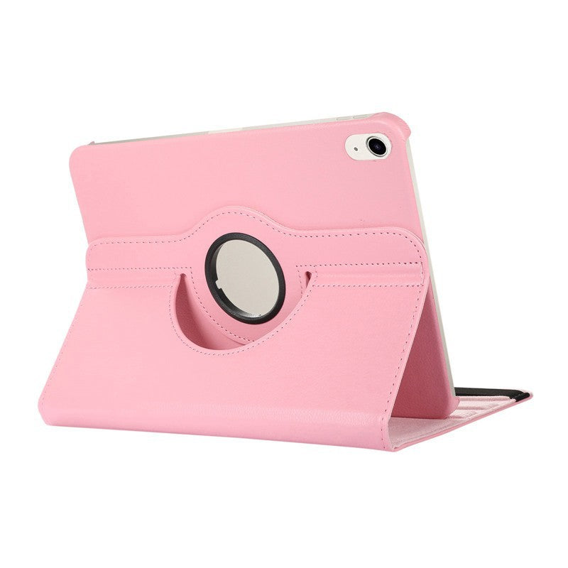 Mi 6 flat plate protective cover rotating pad5 lychee pattern suitable for red rice leather case SE11 rotating bracket anti-drop shell protective Accessories