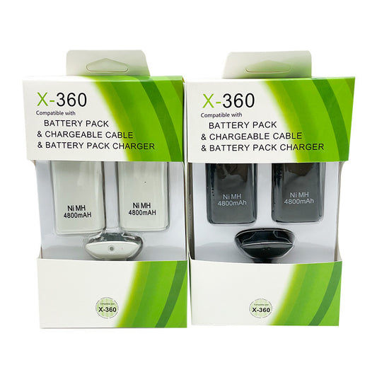 3-in-1 battery for XBOX360 handle battery for XBOX360 wireless handle set battery charging