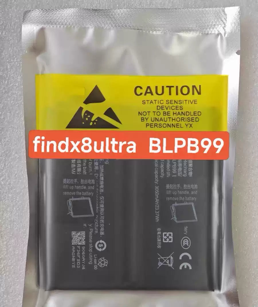 OPPO Find X8 Ultra Phone Battery BLPB99 6100mAh OPPO phone repair parts