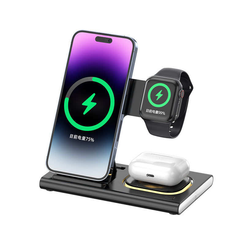 3-in-1 wireless charger 15W for iPhone16 fast charging AirPods Pro iWatch 1-10th generation