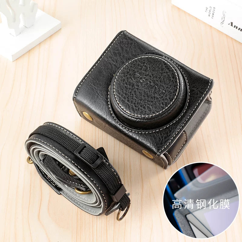 Suitable for Canon G7X3 Protective Case G7X2 Camera Case G11 G12G15/16 G1X2 Leather Case Camera Case Digital camera accessories