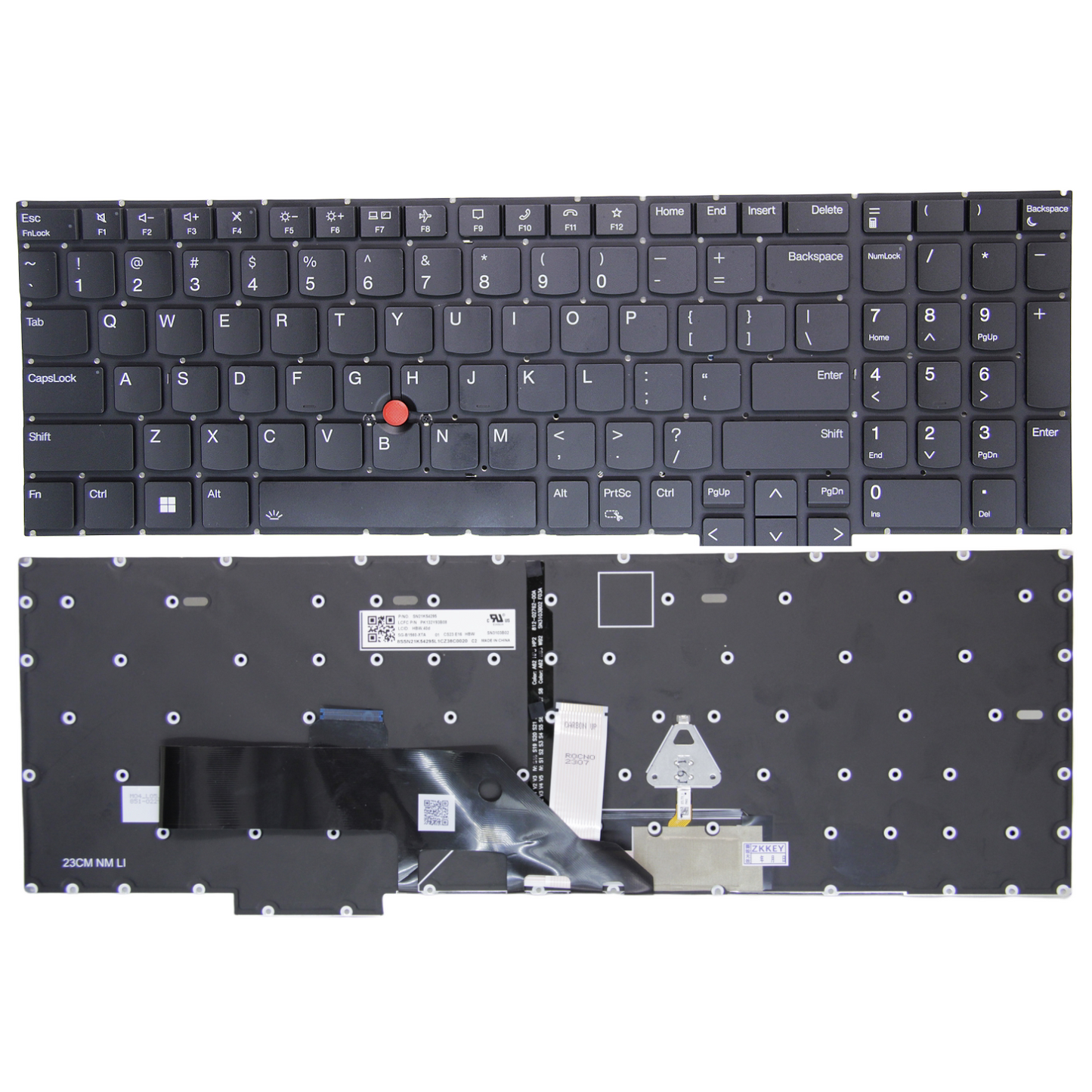 Applicable, Lenovo Thinkpad 1st generation E16 Gen1 Gen2 laptop keyboard