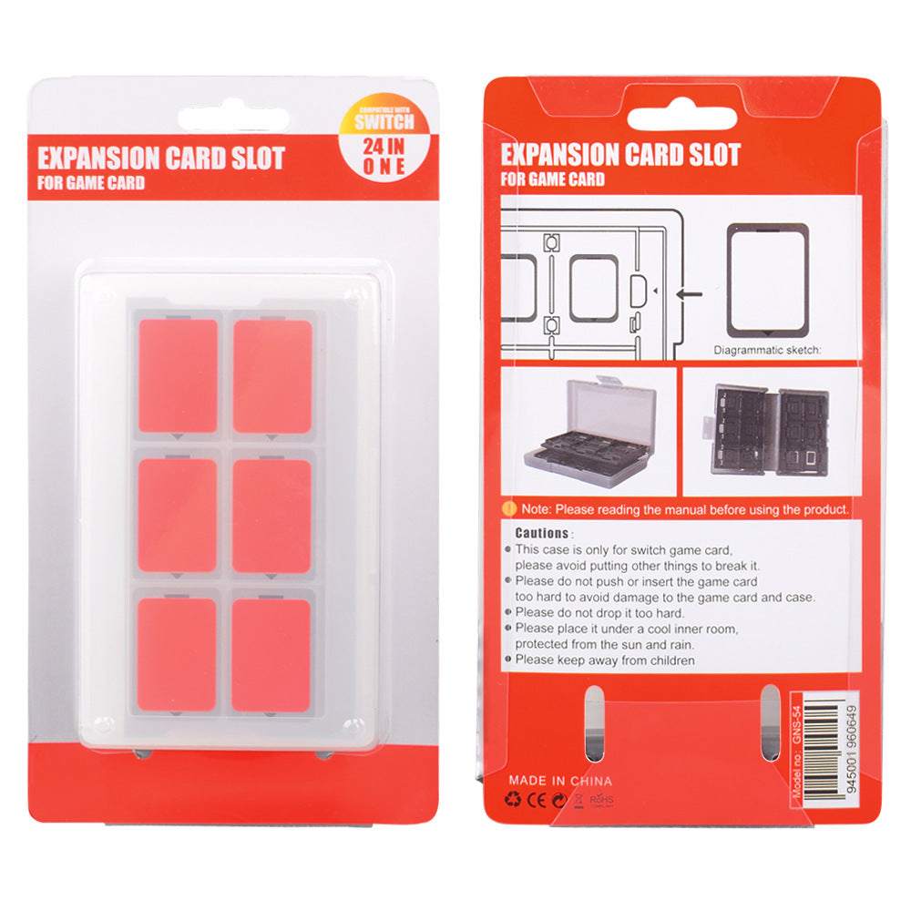 Factory spot Nintendo switch card box switch 24in1 game card storage box accessories cassette box