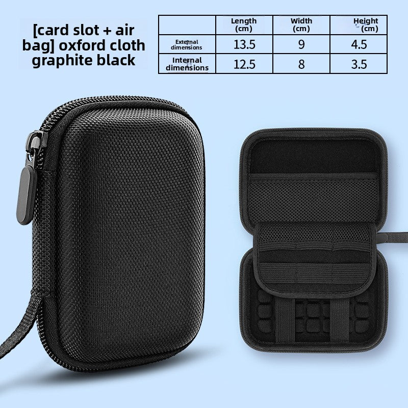 OLYSON CCD Camera Bag Small Camera Case Card Storage Box Digital Camera for Sony Canon ixus Fuji Nikon Samsung Panasonic Hard Case Drop-proof Waterproof Portable Bag Digital camera accessories
