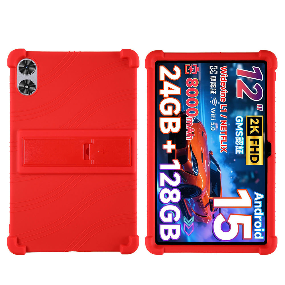 For SVITOO A1116 Flat Cover 2026 12 Inch Anti-Drop Silicone Tape Bracket Protect case