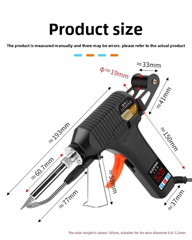 Electric soldering iron automatic tin repair welding household small high power solder gun machine manual 120W  Laptop Mobile Phone Repair tools