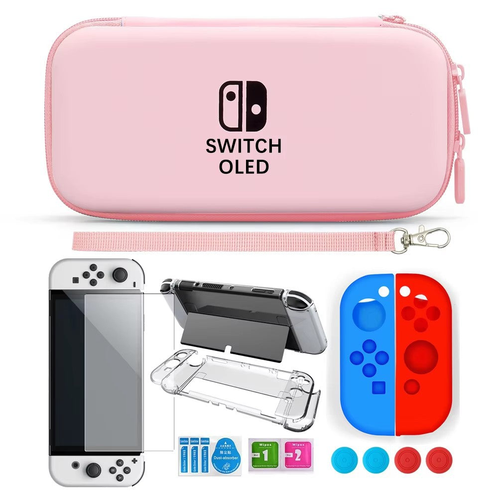 Suitable for Nintendo switch oled host accessories set Switch OLED protective case storage bag