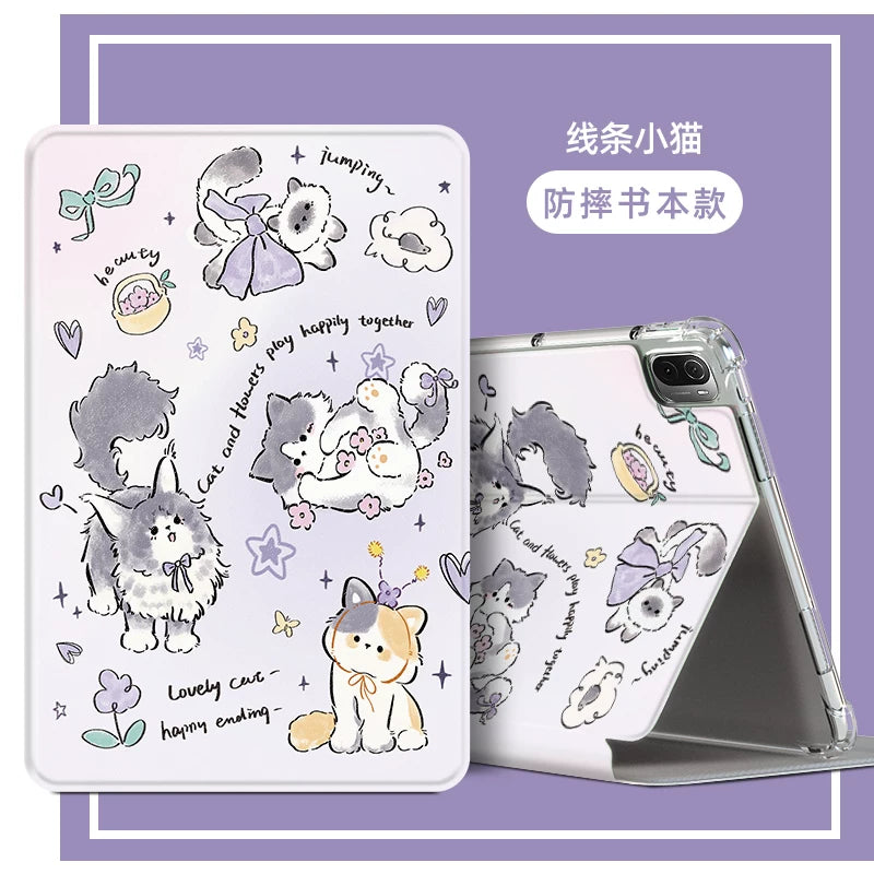 For Xiaomi tablet 7pro protective case redmipadse11 all-inclusive case 2024 new pad8/6pro silicone redmipadpro2 anti-drop pad5 computer 6spro Tablet Accessories