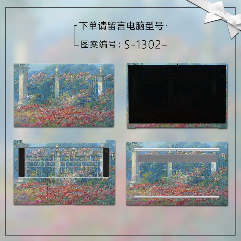 (Shipping fee not include)电脑贴纸适用于Lenovo 拯救者y9000p小新air14 ASUS 天选3无畏14pro贴膜Dell G15for惠普战66huawei Xiaomi MacBook笔记本笔记本保护膜