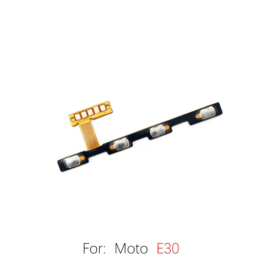 For Motorola E20 E22i E30 E32 E32S E40 Power cable Switch on volume of ribbon flex cable