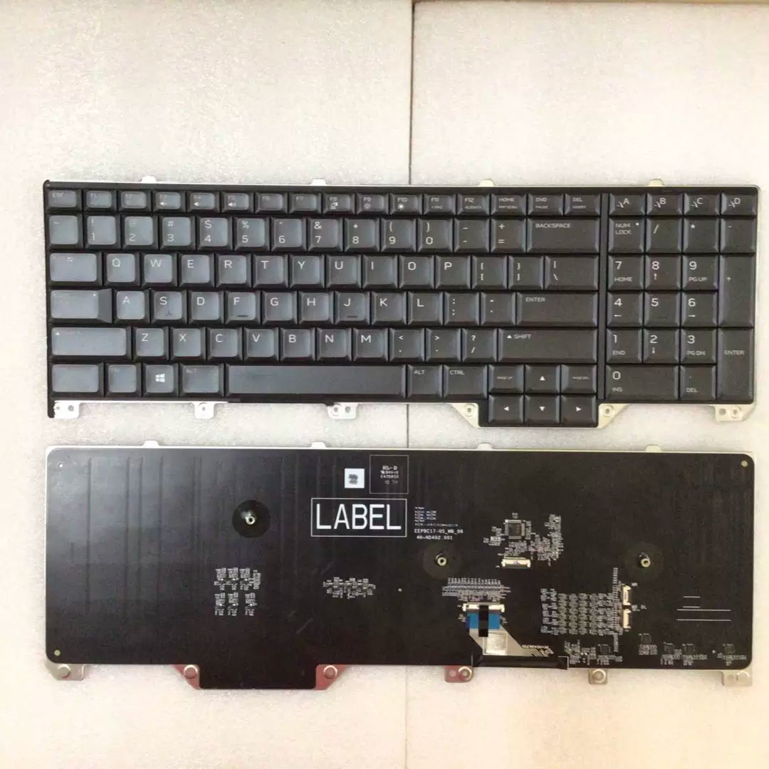 Dell Alienware Area-51m A51m M17 r5 P38e Original Keyboard