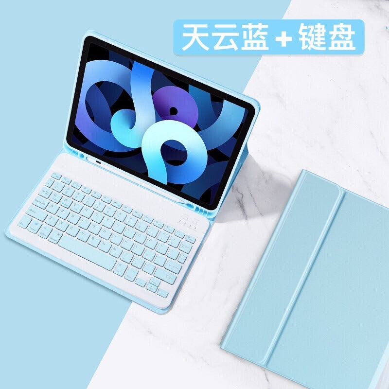 For 2024 Xiaomi Redmi Pad Pro 12.1 inch Round Cap Touch Bluetooth Keyboard Leather Case Protective Accessories