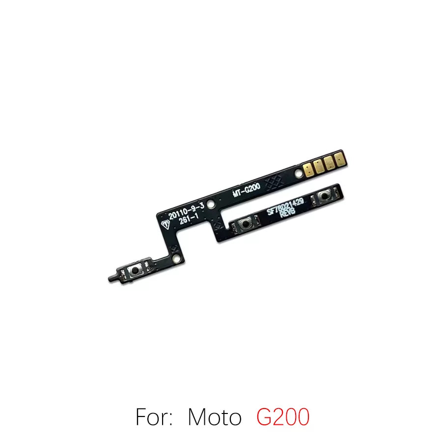 For Motorola G62 G71 5G G72 G73 G82 G84 G100 G200 Power cable Switch on of ribbon flex