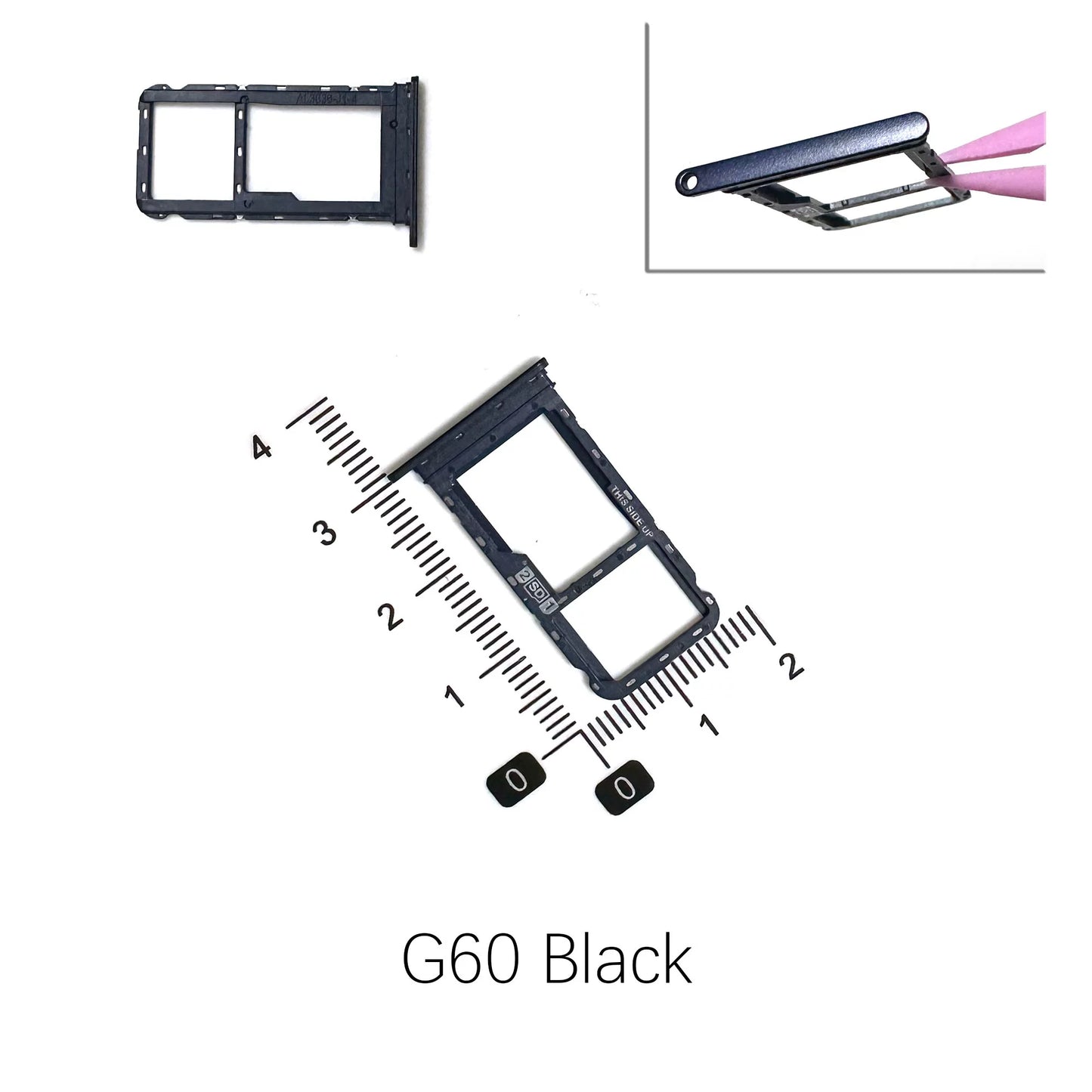For Motorola Moto G60 G60S G71 G71S G73 G75 Sim card holder