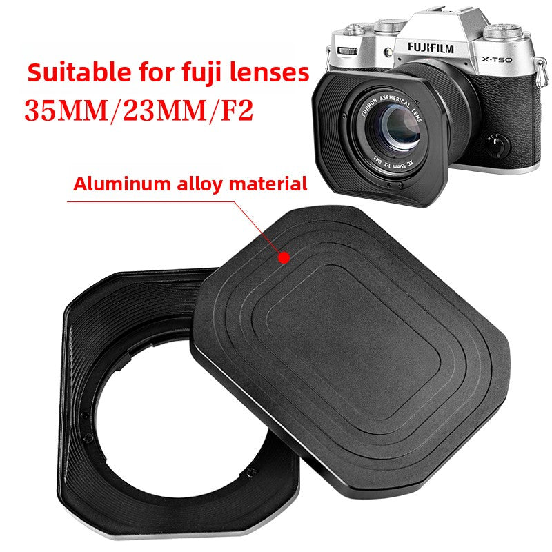 Square hood for Canon Sony Conn 16-50 Fuji 15-45/35 f2 52/43/46 mm Digital camera accessories