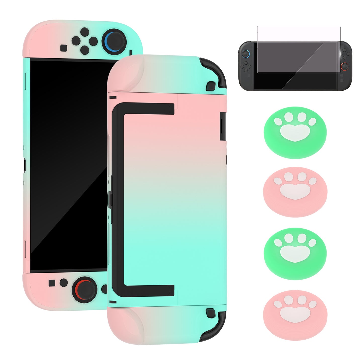 Applicable to Nintendo Switch 2 protective case set switch 2 skin-friendly gradual change case button cap explosion-proof film